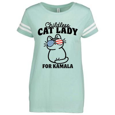 This Childless Cat Lady Is Voting Kamala Enza Ladies Jersey Football T-Shirt