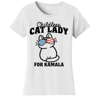 This Childless Cat Lady Is Voting Kamala Women's T-Shirt