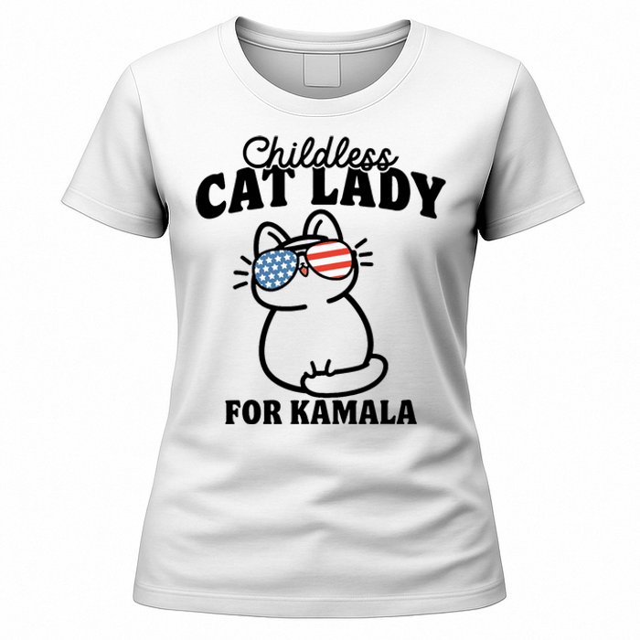 This Childless Cat Lady Is Voting Kamala Women's T-Shirt