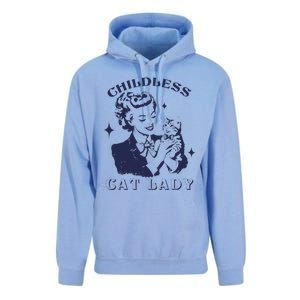 This Childless Cat Lady Ladies Is Voting Retro 2024 Usa Unisex Surf Hoodie