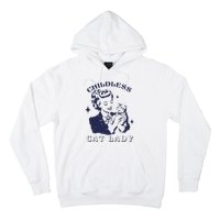 This Childless Cat Lady Ladies Is Voting Retro 2024 Usa Hoodie