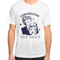 This Childless Cat Lady Ladies Is Voting Retro 2024 Usa Adult ChromaSoft Performance T-Shirt