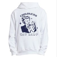 This Childless Cat Lady Ladies Is Voting Retro 2024 Usa Urban Pullover Hoodie