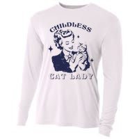 This Childless Cat Lady Ladies Is Voting Retro 2024 Usa Cooling Performance Long Sleeve Crew