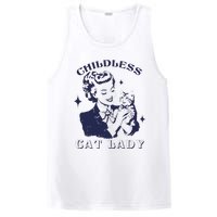 This Childless Cat Lady Ladies Is Voting Retro 2024 Usa PosiCharge Competitor Tank