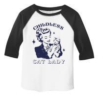 This Childless Cat Lady Ladies Is Voting Retro 2024 Usa Toddler Fine Jersey T-Shirt