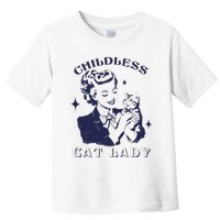 This Childless Cat Lady Ladies Is Voting Retro 2024 Usa Toddler T-Shirt