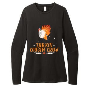 Turkey Cousin Crew Thanksgiving Family Member Cousins Funny Gift Womens CVC Long Sleeve Shirt