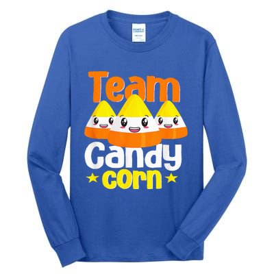 Team Candy Corn Halloween Costume Funny Tall Long Sleeve T-Shirt