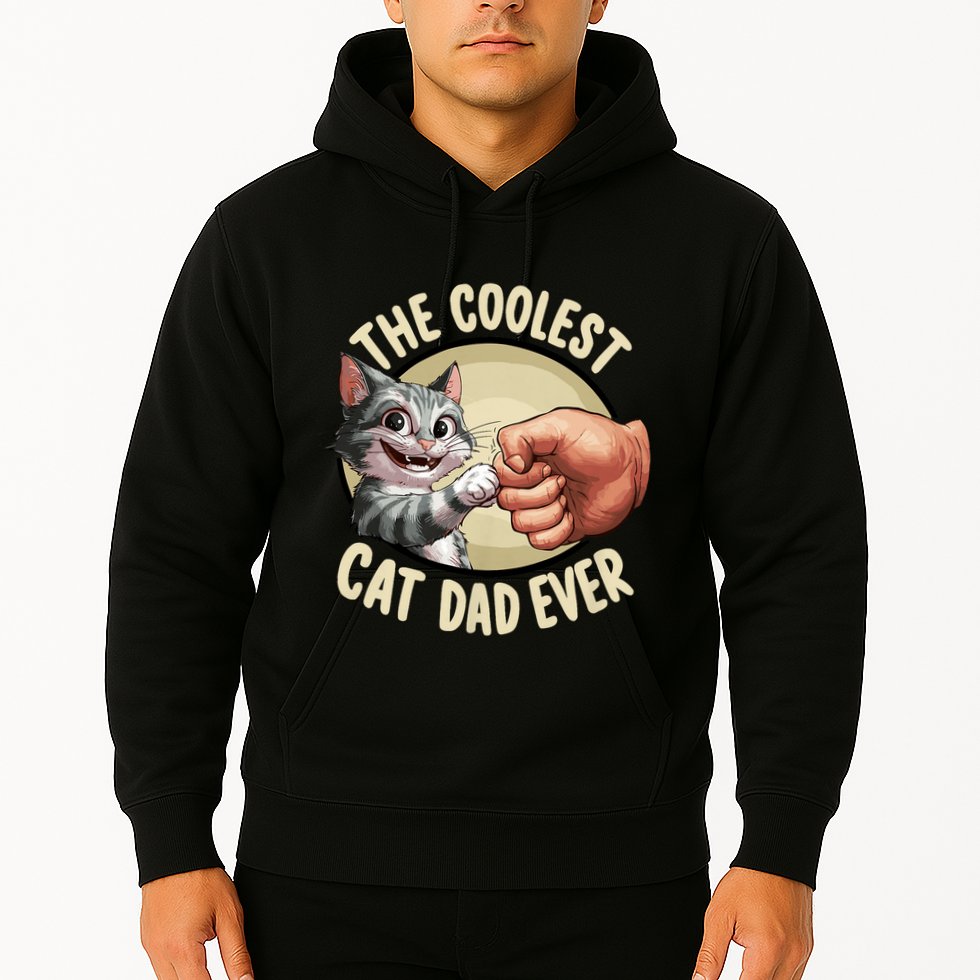 The Coolest Cat Dad Ever FatherS Day Hoodie