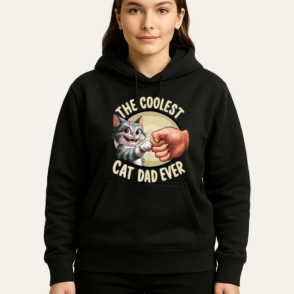 The Coolest Cat Dad Ever FatherS Day Hoodie