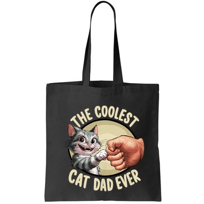 The Coolest Cat Dad Ever FatherS Day Bag