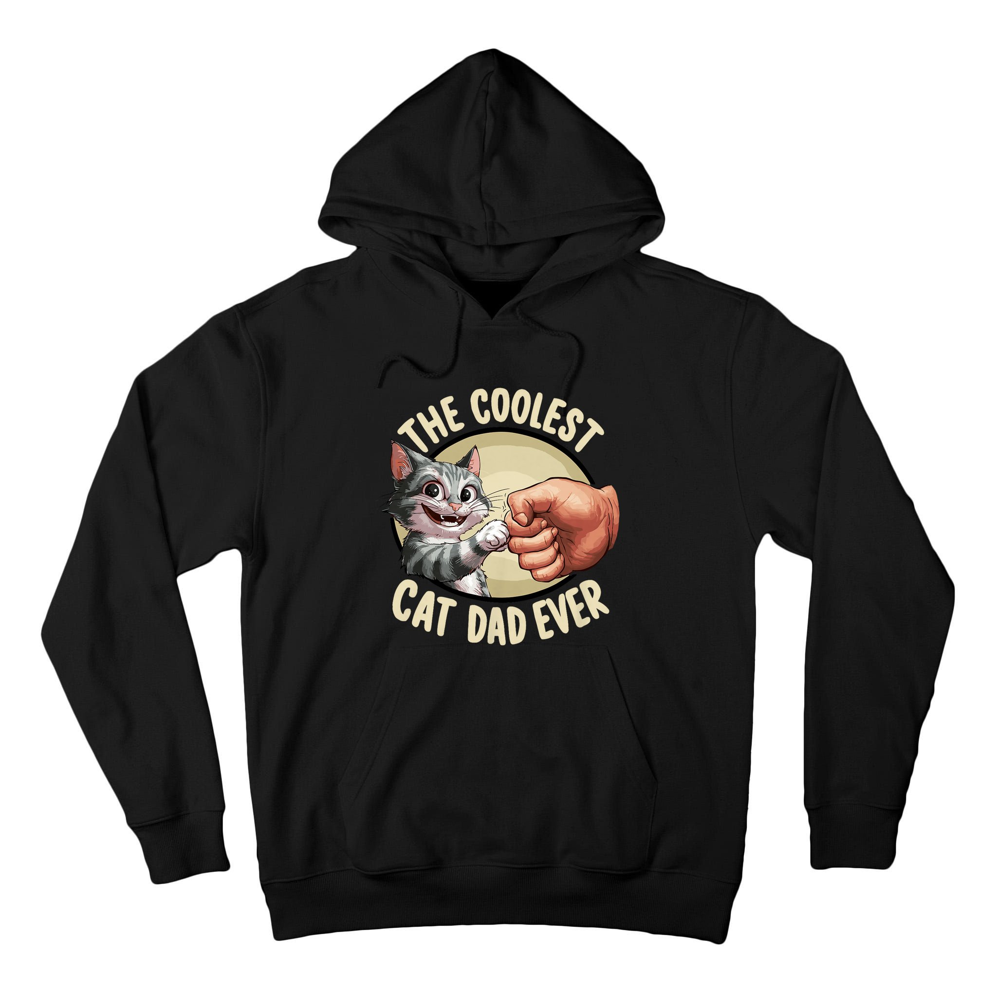 The Coolest Cat Dad Ever FatherS Day Tall Hoodie