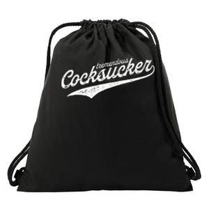 Tremendous Cocksucker Cock Sucker Proud Funny Lgbtq Drawstring Bag