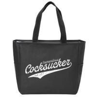 Tremendous Cocksucker Cock Sucker Proud Funny Lgbtq Zip Tote Bag