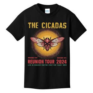 The Cicada Concert 2024 Year Of Cicada Bug Lover Nature Kids T-Shirt