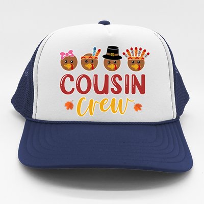 Thanksgiving Cousin Crew Cool Turkey Gift Holiday Great Gift Trucker Hat