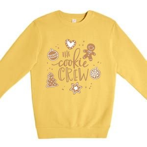 The Cookie Crew Christmas Baking Cookie Lover Cute Gift Premium Crewneck Sweatshirt