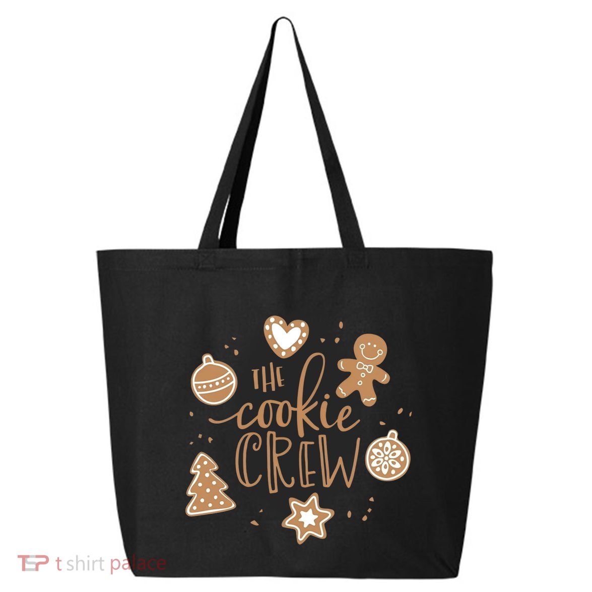 The Cookie Crew Christmas Baking Cookie Lover Cute Gift 25L Jumbo Tote