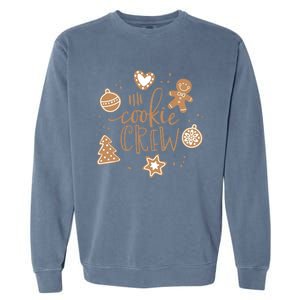 The Cookie Crew Christmas Baking Cookie Lover Cute Gift Garment-Dyed Sweatshirt