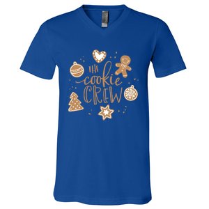 The Cookie Crew Christmas Baking Cookie Lover Cute Gift V-Neck T-Shirt