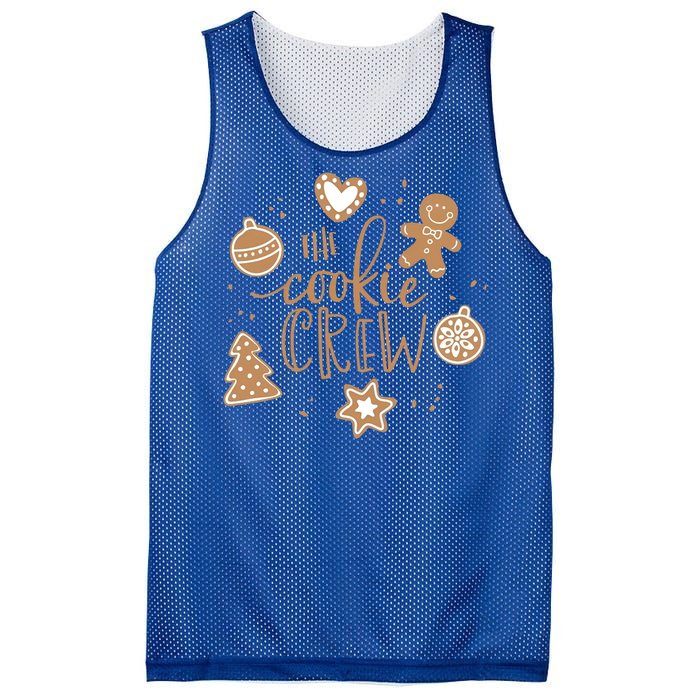 The Cookie Crew Christmas Baking Cookie Lover Cute Gift Mesh Reversible Basketball Jersey Tank