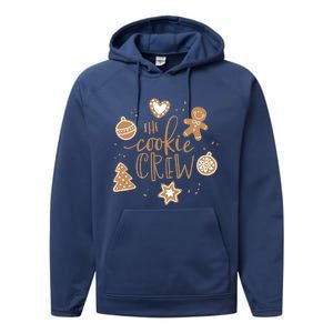 The Cookie Crew Christmas Baking Cookie Lover Cute Gift Performance Fleece Hoodie