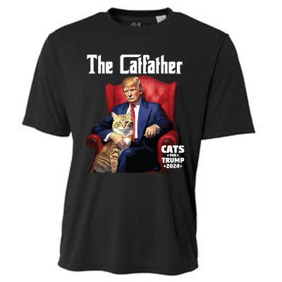 The Catfather Cat For Trump 2024 Cooling Performance Crew T-Shirt