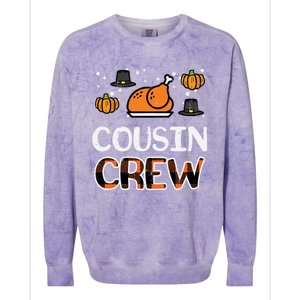 Thanksgiving Cousin Crew Fall Matching Great Gift Colorblast Crewneck Sweatshirt