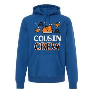 Thanksgiving Cousin Crew Fall Matching Great Gift Premium Hoodie