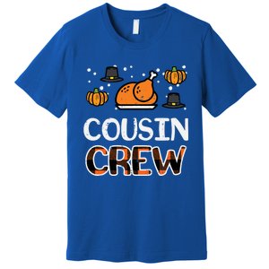 Thanksgiving Cousin Crew Fall Matching Great Gift Premium T-Shirt