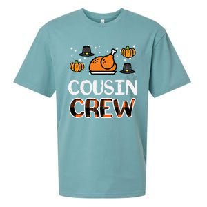 Thanksgiving Cousin Crew Fall Matching Great Gift Sueded Cloud Jersey T-Shirt