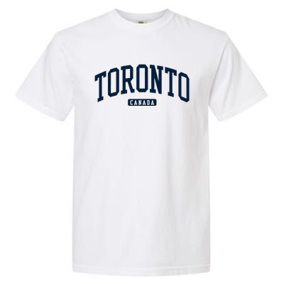 Toronto Canada College University Style Garment-Dyed Heavyweight T-Shirt