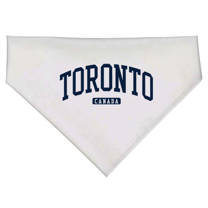 Toronto Canada College University Style USA-Made Doggie Bandana