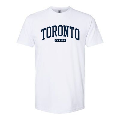 Toronto Canada College University Style Softstyle CVC T-Shirt