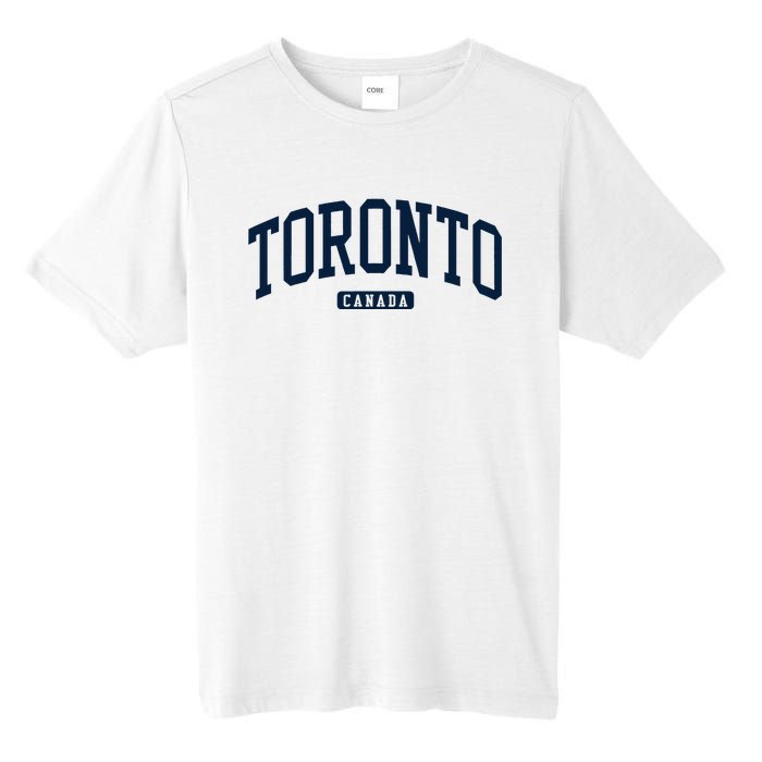 Toronto Canada College University Style Tall Fusion ChromaSoft Performance T-Shirt