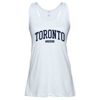 Toronto Canada College University Style Ladies Essential Flowy Tank