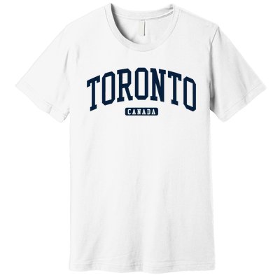 Toronto Canada College University Style Premium T-Shirt