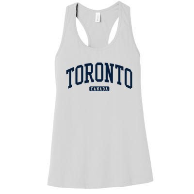 Toronto Canada College University Style Women's Racerback Tank