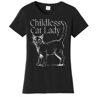 This Childless Cat Lady Ladies Is Voting Kamala Harris 2024 Women's T-Shirt