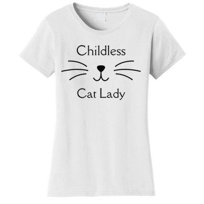 This Childless Cat Lady Ladies Is Voting Kamala Gift Women's T-Shirt