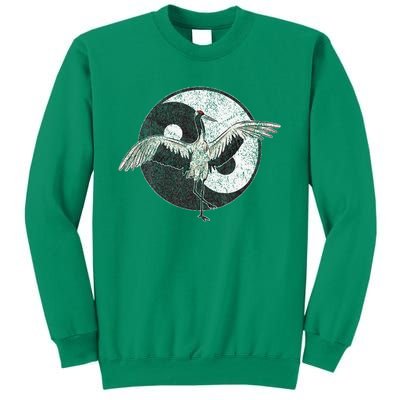 Tai Chi Crane Chinese Martial Arts Yin Yang Sweatshirt