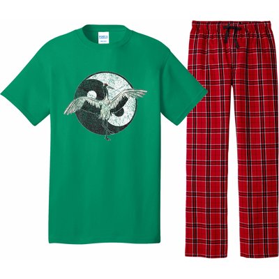 Tai Chi Crane Chinese Martial Arts Yin Yang Pajama Set