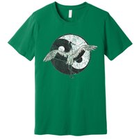 Tai Chi Crane Chinese Martial Arts Yin Yang Premium T-Shirt