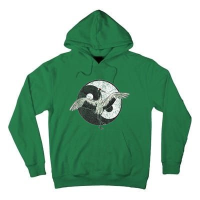 Tai Chi Crane Chinese Martial Arts Yin Yang Tall Hoodie