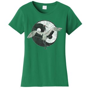 Tai Chi Crane Chinese Martial Arts Yin Yang Women's T-Shirt