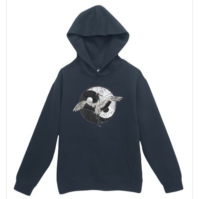 Tai Chi Crane Chinese Martial Arts Yin Yang Urban Pullover Hoodie