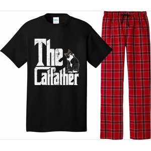 The Catfather Cat Father Mafia Funny Parody Fathers Day Pajama Set