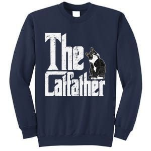 The Catfather Cat Father Mafia Funny Parody Fathers Day Sweatshirt