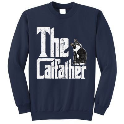 The Catfather Cat Father Mafia Funny Parody Fathers Day Sweatshirt